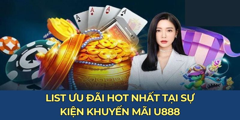 Các chương trình ưu đãi được U888 tổ chức thường xuyên